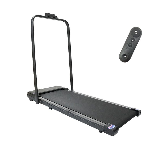 Foldable Mini Running and Walking Mat Treadmill - Black