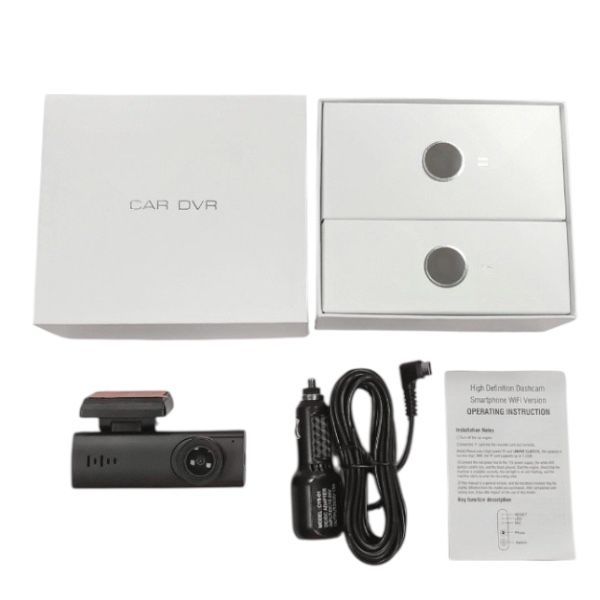 A207 4K Front + 1080P Rear Hidden Dash Cam - WiFi &amp; Built-in GPS