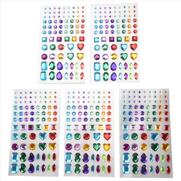 Self-Adhesive Rhinestone Bling Craft Jewels Stickers(Multicolor 3)