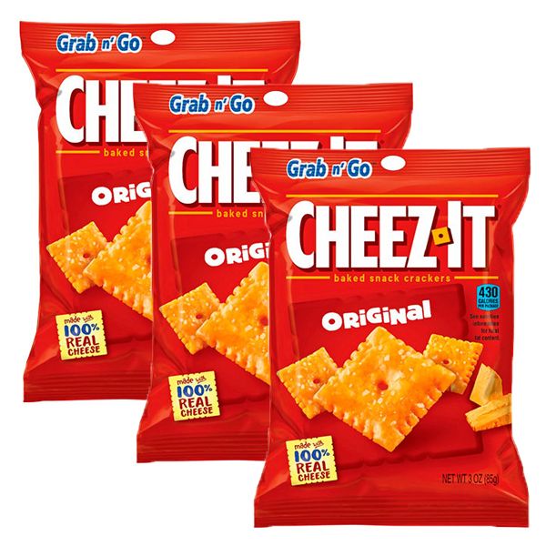 CheezIt Grab & Go Original 3 x 85g Shop Today. Get it Tomorrow