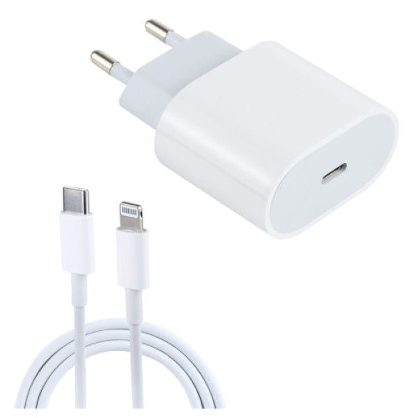 MXM™ 25W Fast Charge USB Type-C Adapter With USB Type-C to Lightning Cable