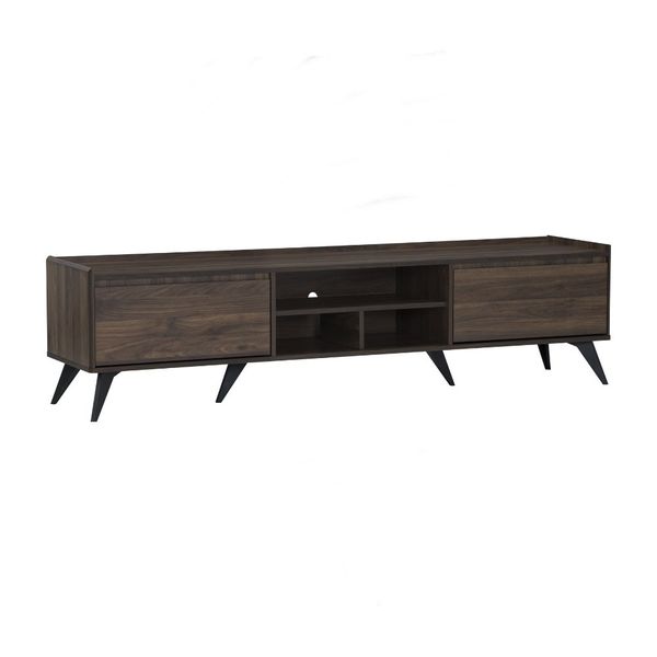 Bragg Maxton 1.8m TV Stand Cabinet, Cocoa and Black
