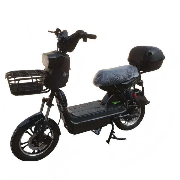JIK black electric bicycle, 60V 500W motor, suitable for daily commuting