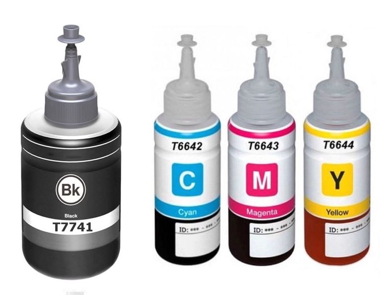 Epson T7741 / T6642 / T6643 / T6644 Ink Bottles - Compatible