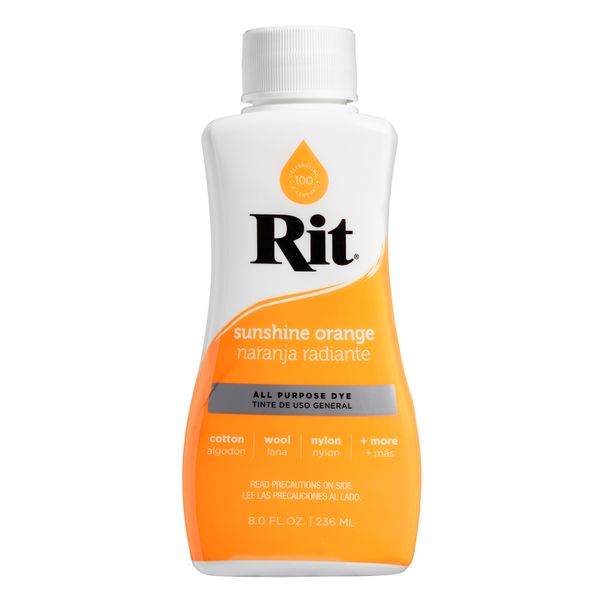 Rit All-Purpose Liquid Dye - Sunshine Orange 236ml
