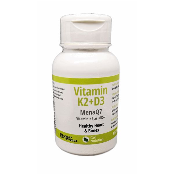 Vitamin K2 + D3 Healthy Heart and Bones 60 Caps