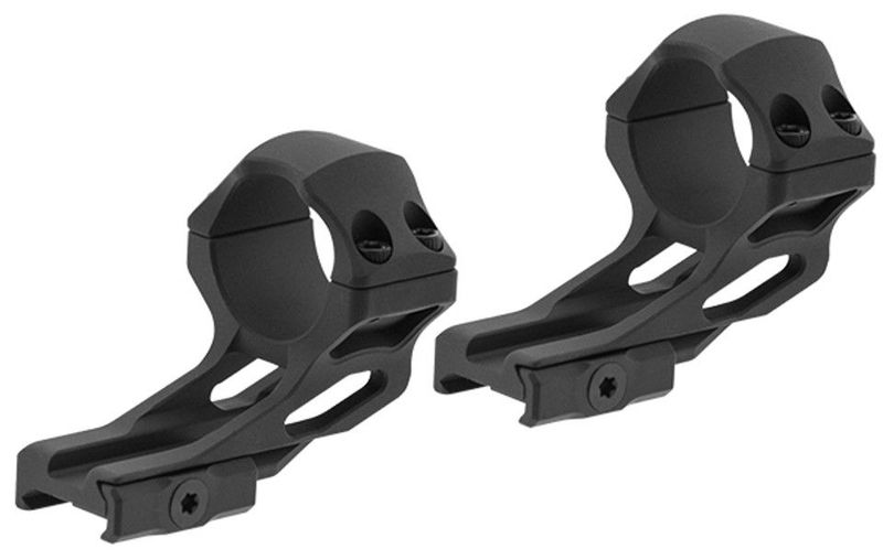 UTG ACCU-SYNC 30mm High Profile 37mm Offset Picatinny Scope Rings - Black