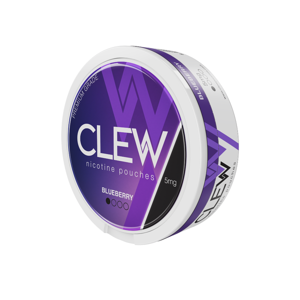 Clew Nicotine Pouches - Blueberry 5mg