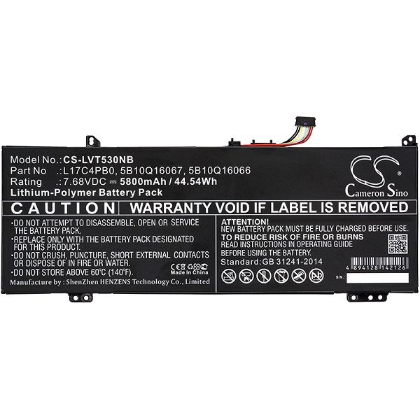 Lenovo Air 14; Flex 6-14 ;Flex 6-14IKB replacement battery
