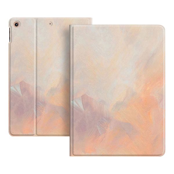 Smart TPU Protective Case with Pen Holder for iPad 10.2 inch - Pink