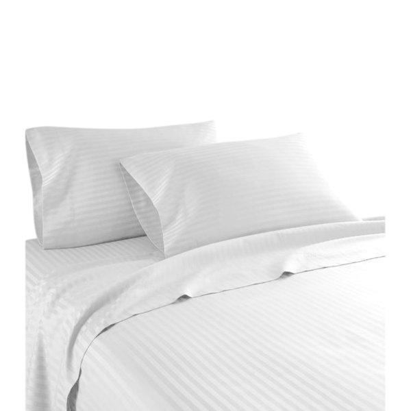 Home Style 4-Piece Bed Sheet Set Double White