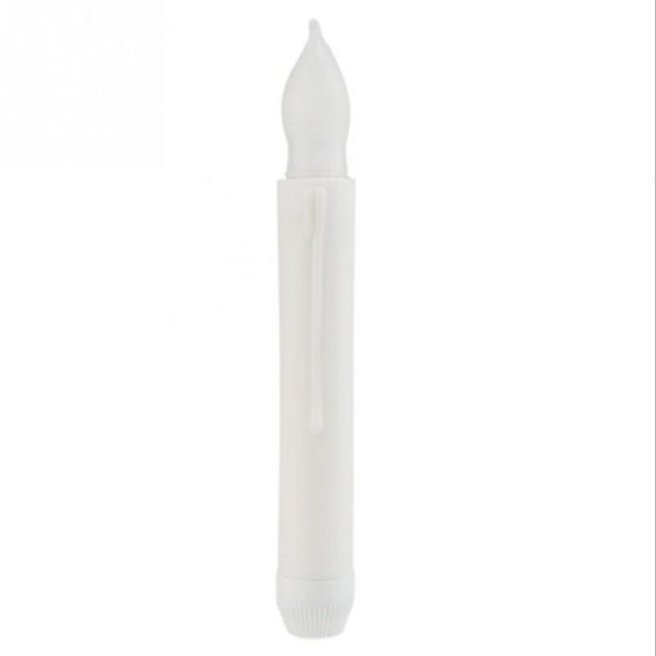 Box LED Electronic Candle Light Flameless Long Rod Christmas Candle - 12 Pack