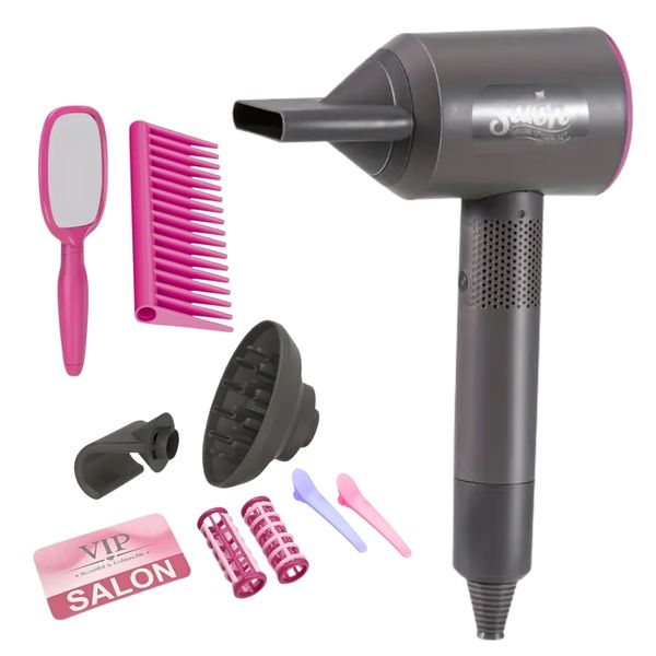 Hair Dryer Beauty Playset - Pretend Play Salon - Toys for Girls &amp; Toddlers