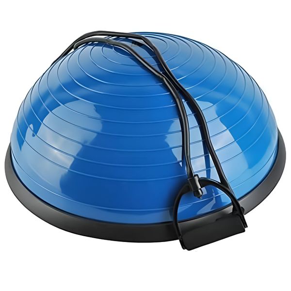 58 cm Balance Trainer Ball with Detachable Resistance Bands - Blue
