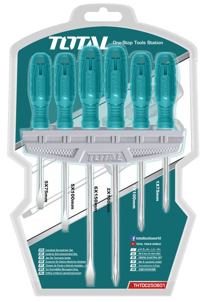 Total Tools Screwdriver Set 6Pcs (2 Sets)