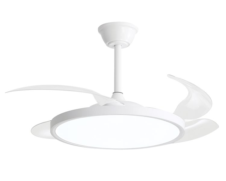 Bright Star Lighting 42" Retractable Ceiling Fan with LED and Remote Control