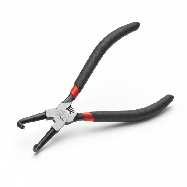 Force Snap Ring Plier 230mm with Extended Bent Design for 40-100mm Rings