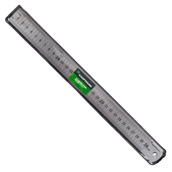 Kaufmann - Ruler - DIY - Steel - 300mm - Bulk Pack of 10