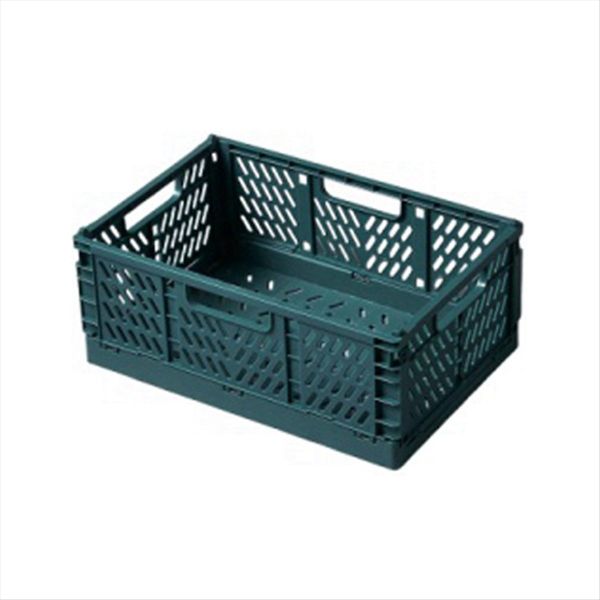 Folding Storage Box Basket Utility Cosmetic Container Desktop Yellow