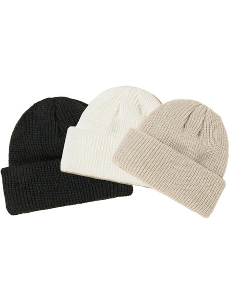 Multi-Colour Casual Beanie Hat For Stylish Daily Wear - 3-Pack