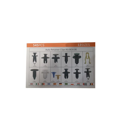 545 Pieces Auto Retainer Clips Kit - Box 86, Shop Today. Get it Tomorrow!