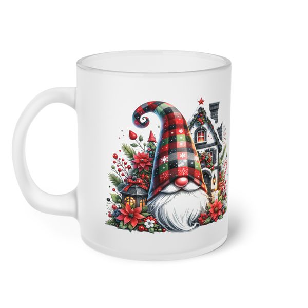 Christmas Gnome Frosted Mug Design 9