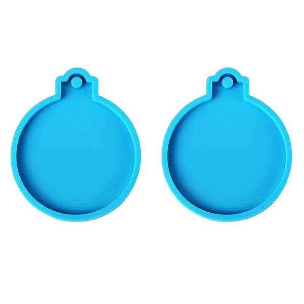 Christmas Bauble Pendant and Keyring Epoxy Resin Mold - Pack of 2