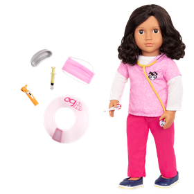 Our Generation Pro Doll Vet Paloma - 18inch - Dark Brown | Shop Today ...