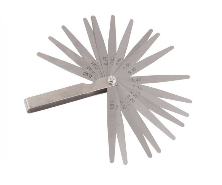 Force - 20 Blade Feeler Gauge 105mm 0.05 - 1.00mm - 3 Pack