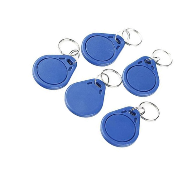 HKD 13.56MHz RFID Mifare Classic Key Tags 5-Pack with Keychain