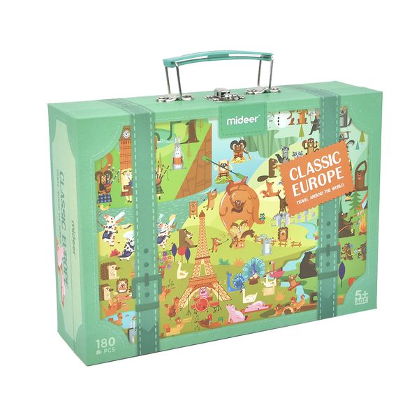 Mideer Travel Around the World Puzzle Series: Classic Europe - 180 Pieces