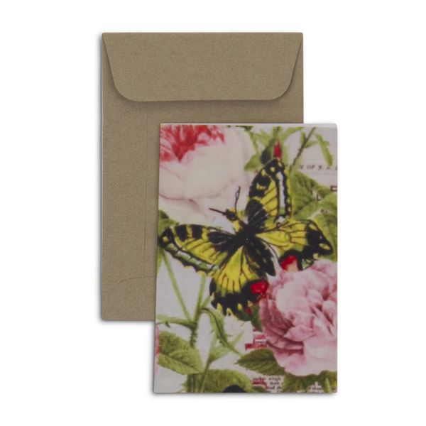Blank Card Set - Artistic - English Garden Design - Pack of 5