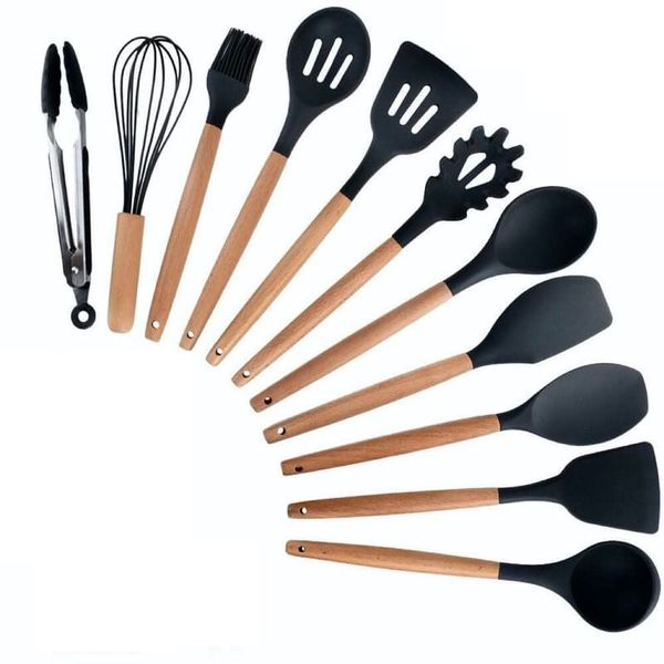 Kitchen Silicone Utensil Set 11pcs