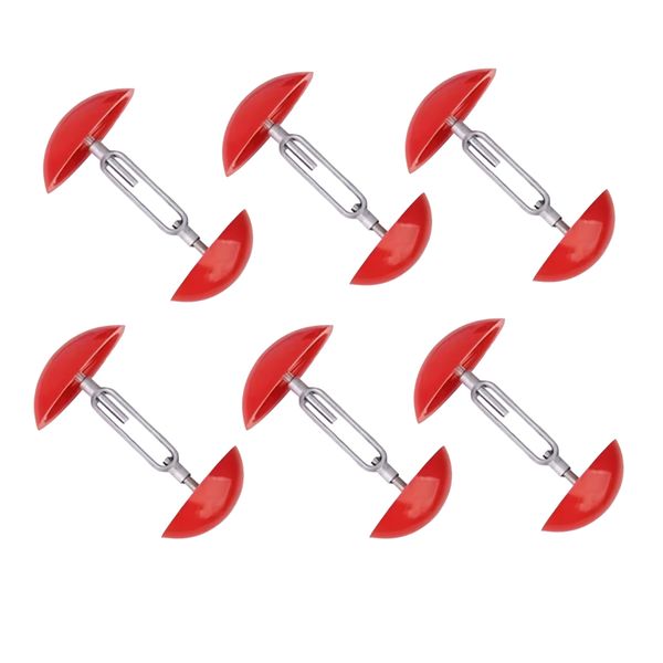 Tool Adjustable Plastic &amp; Metal Shoe Stretchers Set of 6 - 7cm