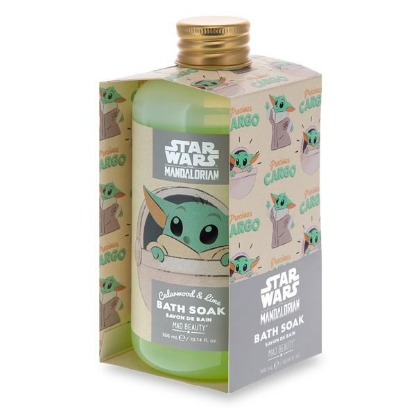 Star Wars Grogu Bath Soak 300ml Cedar &amp; Lime Scented Bubble Bath