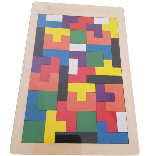 Educational Wooden Puzzle (Tetris)