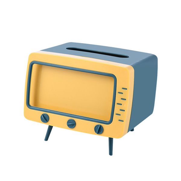 2-in-1 Desktop Phone Holder and Tissue Box for Home Decor