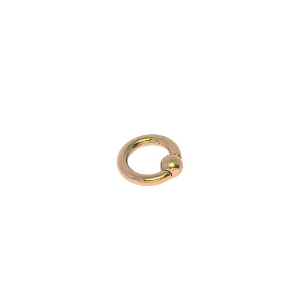 Full Closure Bar 4mm 316L Grade Surgical Steel, Diameter 14 mm, Gold colour
