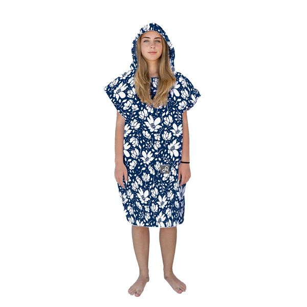 Nautical Blossom Surf Swim Changing Poncho - Adult
