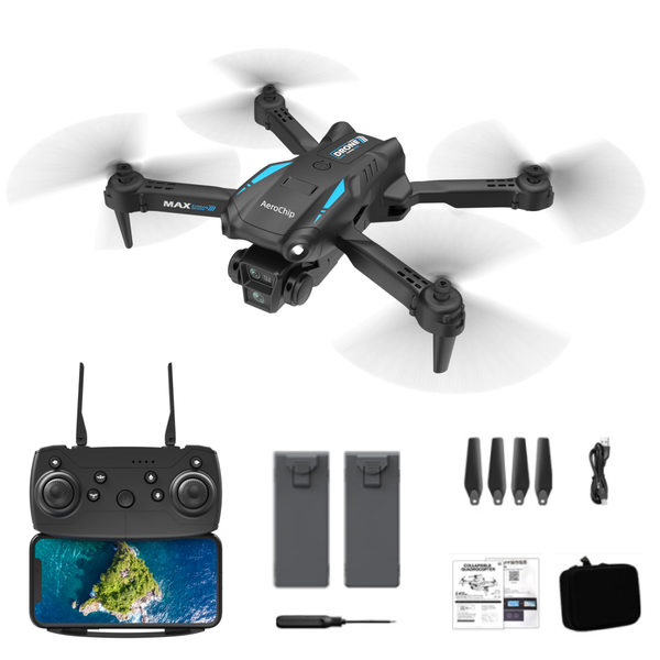 Foldable HD Camera Drone for Kids - Optical Flow Hover, Gesture Control
