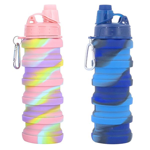 Collapsible Water Bottles Travel Portable Sport Water Bottle - 2 Piece