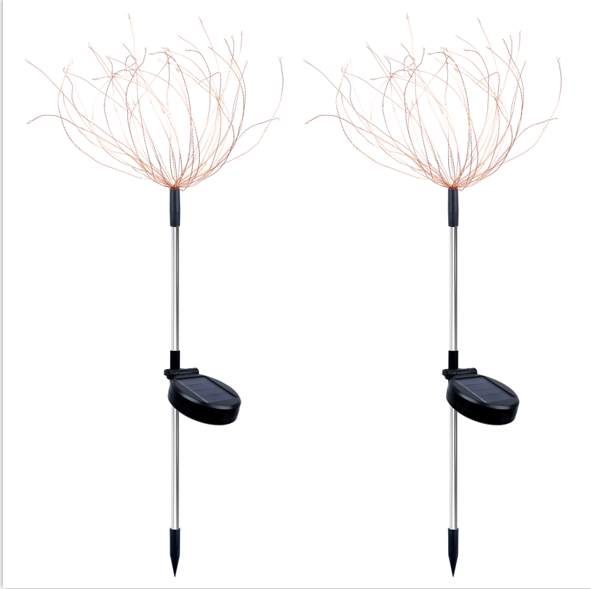 Garden Decoration Solar Waterproof LED Firework Lights Garden Stake 2