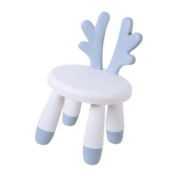 Kids Little Reindeer Antler Chair - Blue