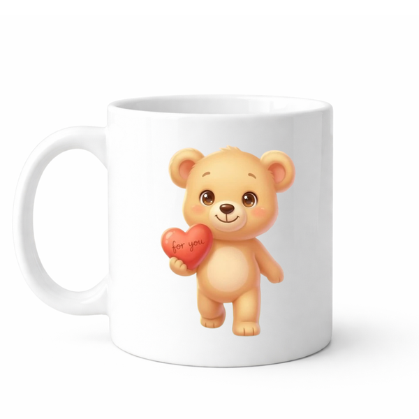Love, teddy bear - Valentines - Relationship mug