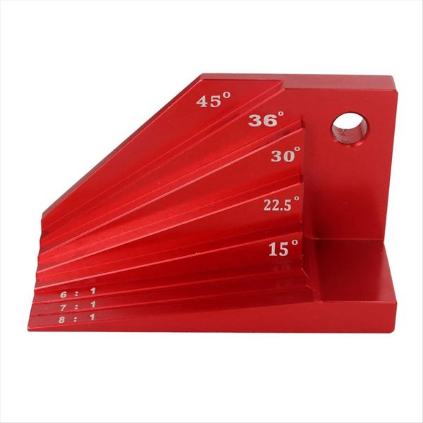 Bevel Block Gauge Aluminum Alloy Angle Finder Bevel Protractor
