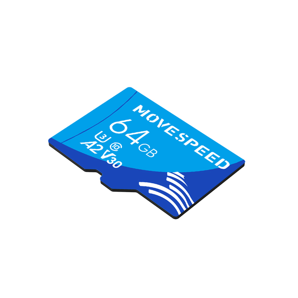 MoveSpeed 64GB 100MB/s microSD TF Memory Card Pro For Everyday Needs