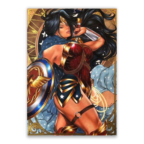Wonder Woman Cartoon Poster - A1