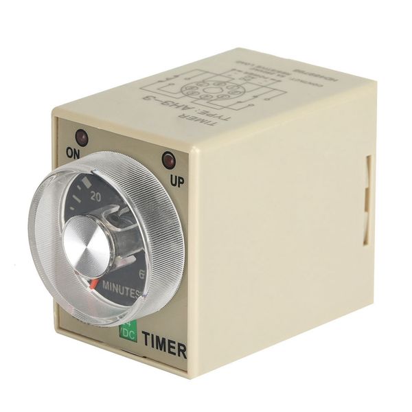 Power On Delay Timer Relay 60Min 24VDC for Industrial AH3-3