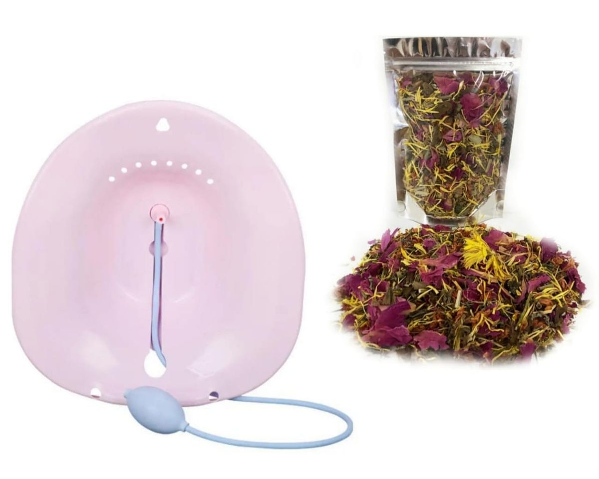 Pink Yoni Steaming herbs Seat Tub &amp; 100 g Yoni Steaming Herbs Set | Buy  Online in South Africa | takealot.com