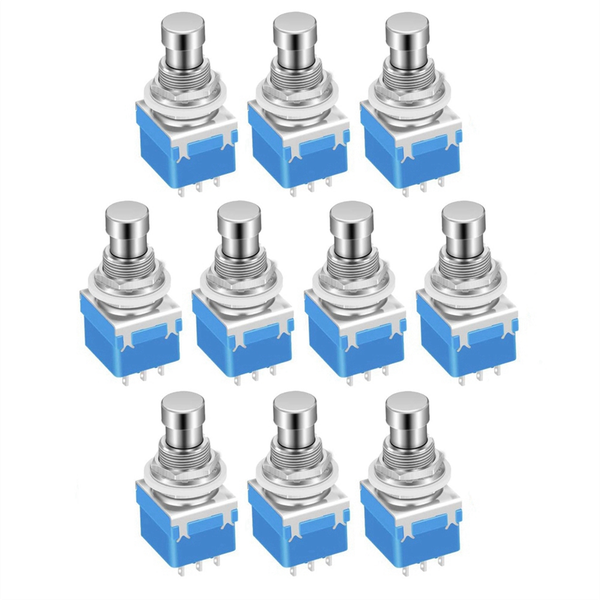 10 Pcs Guitar Effects Pedal Footswitch 3Pdt Stomp Pedal Switch